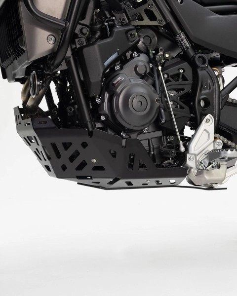Protector del motor de aluminio negro para la Yamaha Ténéré 700
