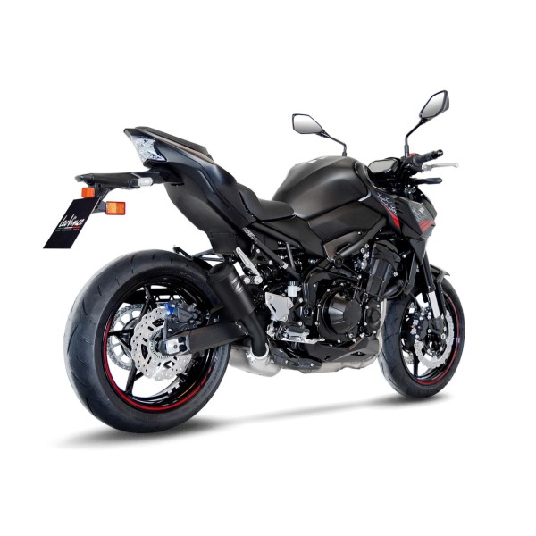 Sistema de escape LeoVince LV 10 Full Black para Kawasaki Z 900, negro, slip on, Euro4+5, E-certificate