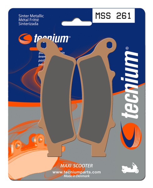 Pastillas de freno de metal sinterizado Tecnium Maxi Scooter - MSS261