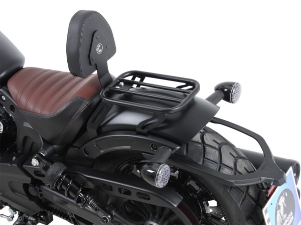 Solorack con almohadilla trasera negra para Indian Scout Bobber (2017-)