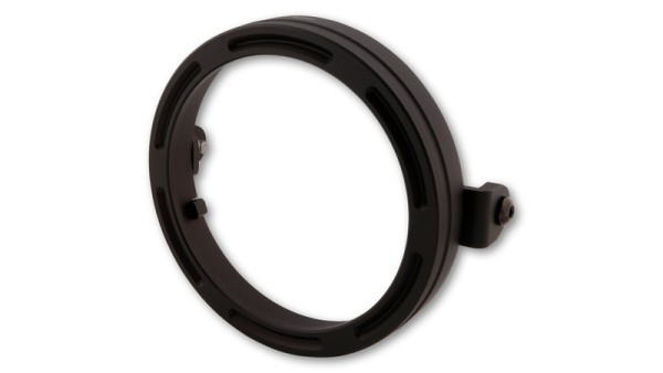 HIGHSIDER pro Anillo portalámparas de 5 3/4 pulgadas Marco-R2 Negro CNC, montaje lateral