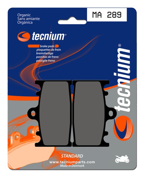 Pastillas de Freno Tecnium Street Organic - MA289