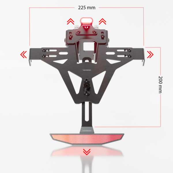 HIGHSIDER soporte matrícula pro Akron-RS Pro-X Yamaha