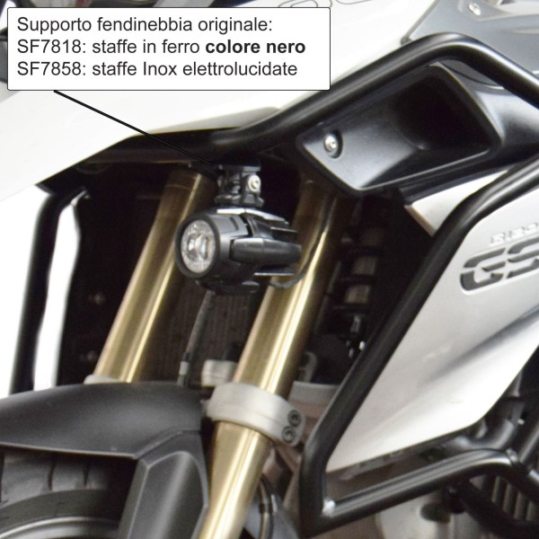 Soporte de acero inoxidable para faros antiniebla para BMW R 1200 GS LC (13-16)