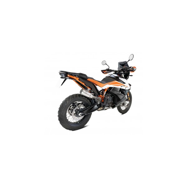 Silenciador trasero IXRACE MK2 KTM 790 /890 Adventure, acero inoxidable, homologado E, Euro4+5