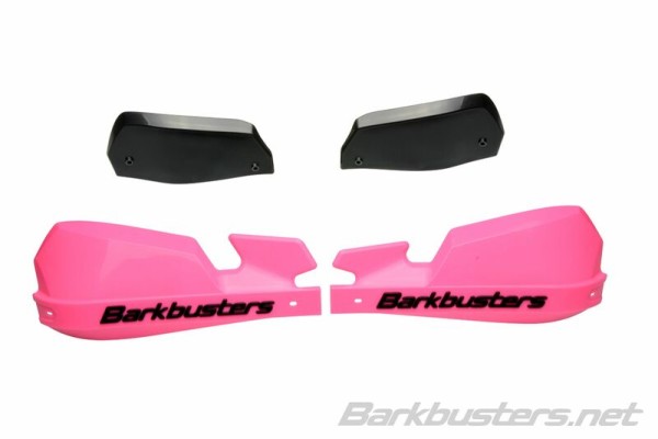 Juego de plástico Barkbusters VPS MX Deflector sólo rosa/negro