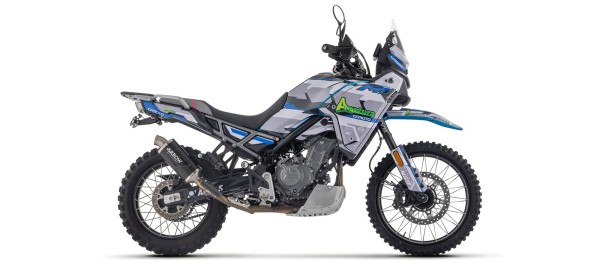 ARROW Auspuff INDY RACE EVO DARK Aluminium schwarz für CF Moto 450MT Modelljahr 2024-