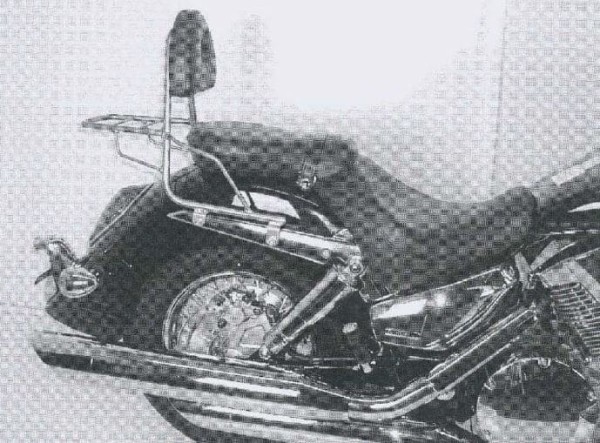 Sissybar sin portaequipajes cromado para Honda VTX 1300 (03-07) Hepco & Becker