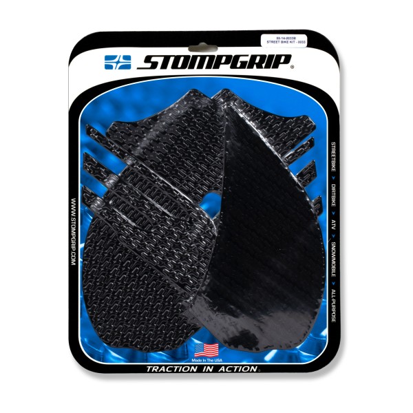 Stompgrip negro Volcano para Kawasaki ZZR 1400 (2006-2011)