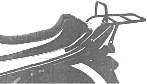 Portaequipajes superior tubular negro para VF 750 F (83-86) Original Hepco & Becker