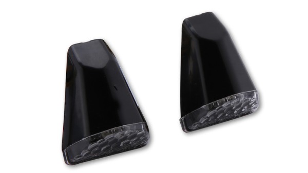HIGHSIDER Smart Swift Indicador LED carenado carcasa negra / lente transparente (par), delantero y trasero