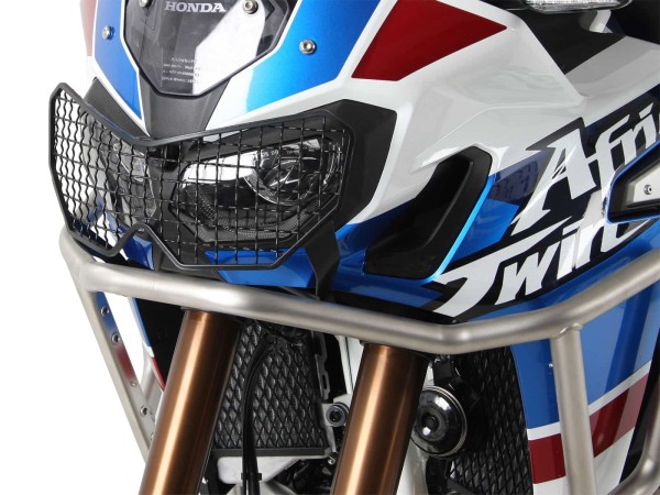 Protector de faros negro para Honda CRF 1000 Africa Twin Adventure Sports /DCT (18-19)