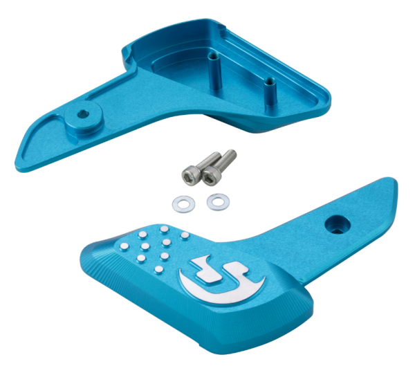 Estriberas derecha e izquierda para Vespa Primavera /Sprint 50-150ccm 2T/4T AC, azul mate