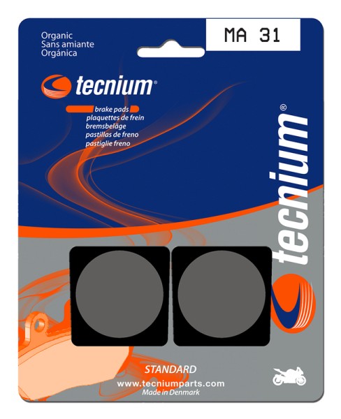 Pastillas de Freno Tecnium Street Organic - MA31