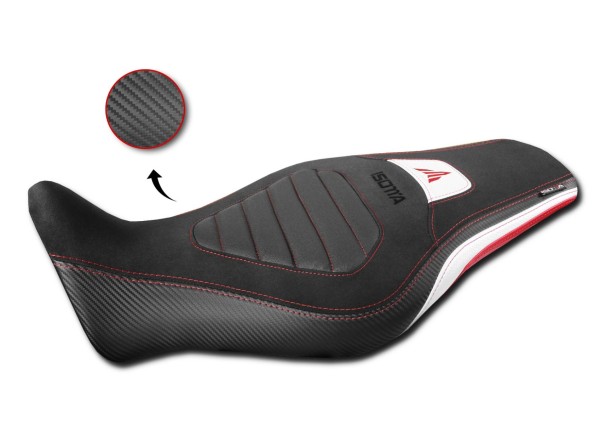 Funda de asiento roja para Yamaha MT-09 (21-23)