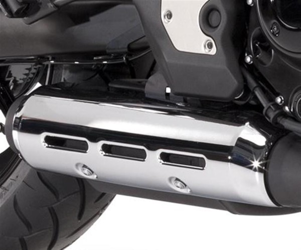 Embellecedor de escape cromado para Vulcan S (Bj.15-19) Original Kawasaki