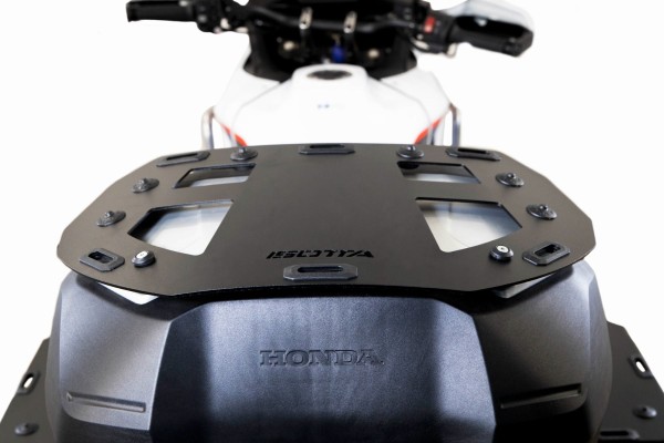 Portaequipajes para baúl Honda XL 750 Transalp /NT 1100 /ADV 750 /NC 750 X, aluminio, negro