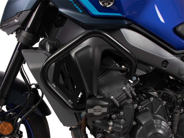 Protector de motor incl. almohadillas de protección para Yamaha MT-09 (24-) Hepco & Becker