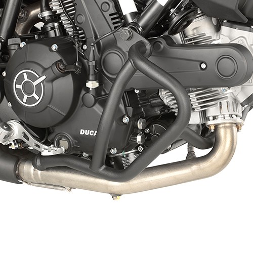 Barra de seguridad negra para Ducati Scrambler Icon 800 (15-21) / Scrambler 400 (16-21) Givi