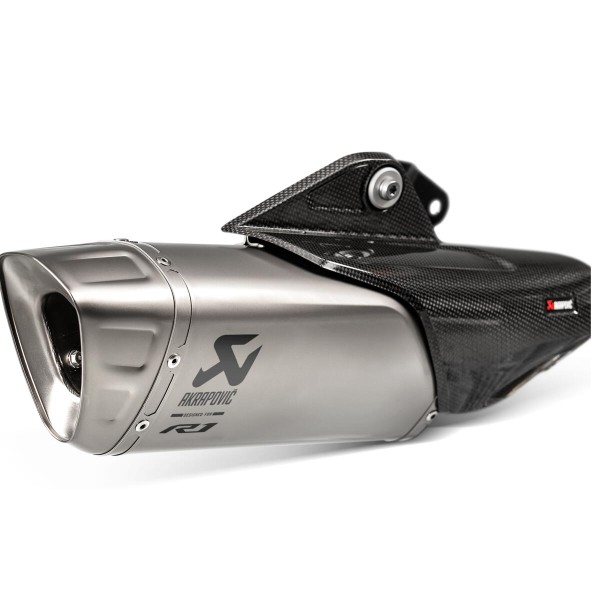 Silenciador Slip-on de titanio para YZF-R1 / YZF-R1M Akrapovic