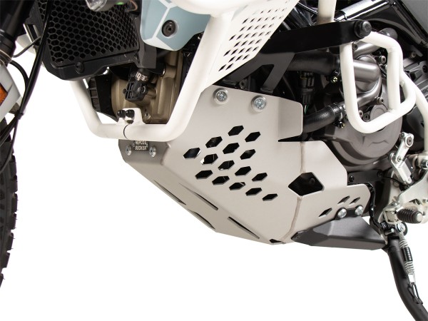 Placa de protección del motor plateada para Ducati DesertX (22-) Hepco & Becker