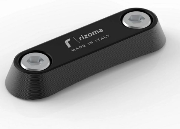 Tapa rosca RIZOMA asidero pasajero pasajero para Vespa GTS/GTS Super/GTV/Primavera, negro