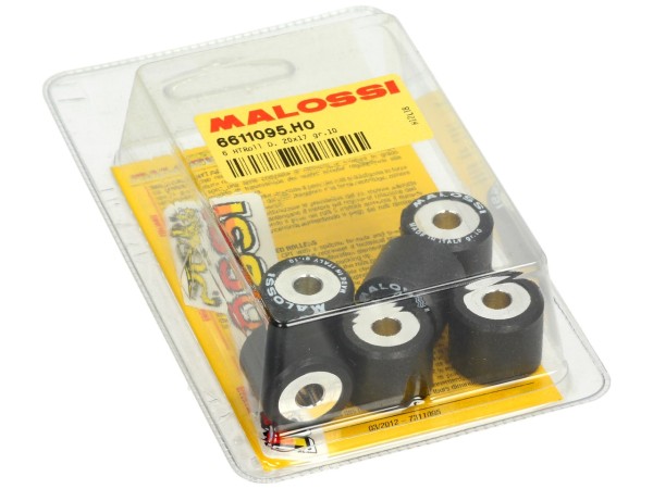 Juego de rodillos de variador Malossi, 20x17 mm, 10,0 g, pieza: 6