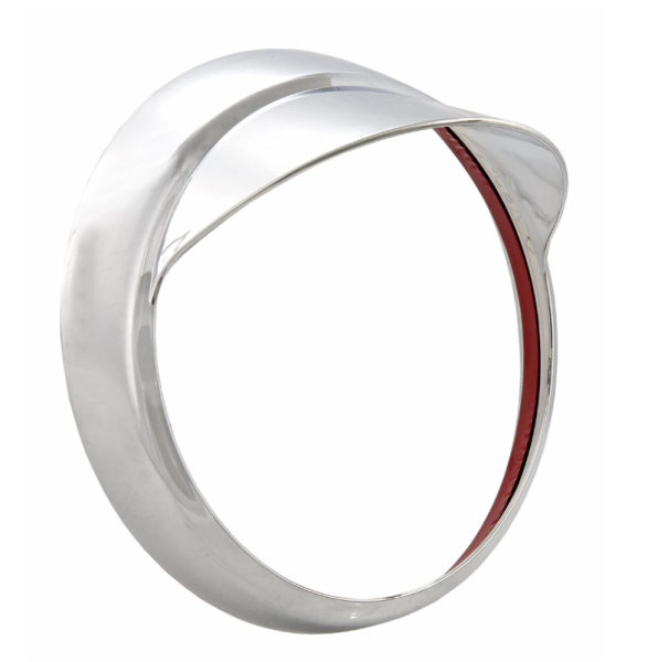 Aro de lámpara con tulipa para Vespa GTV /GT 60 125-300ccm, cromado