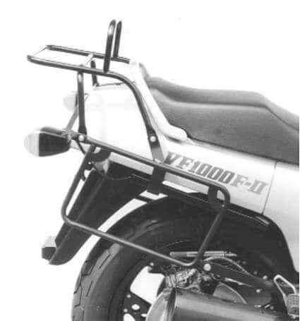 Portaequipajes superior tubular y portaequipajes lateral negro para Honda VF 1000 F (85-88)