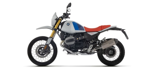 Escape ARROW EXPLORER de titanio con embellecedor de carbono para BMW R12 G/S (25-)
