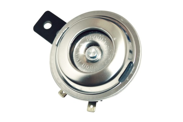 HIGHSIDER smart Bocina de acero inoxidable, 12 V, 72 mm de diámetro, homologada E