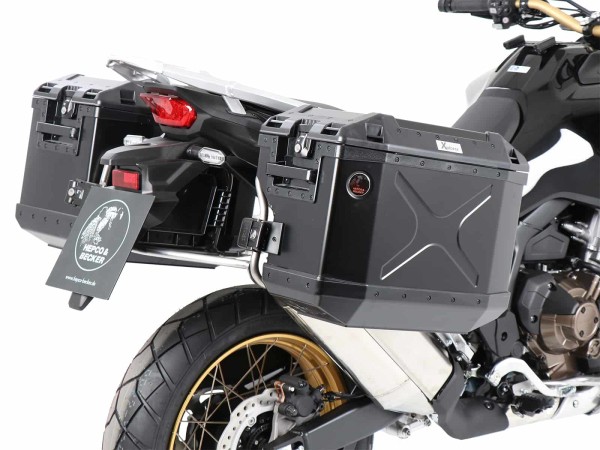 Juego portaequipajes recortable negro para Honda CRF 1100 L Africa Twin (24-) Hepco & Becker
