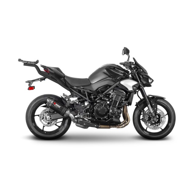 Soporte para baúl Shad Top Case, pintado de negro, para la Kawasaki Z 900 (25-)