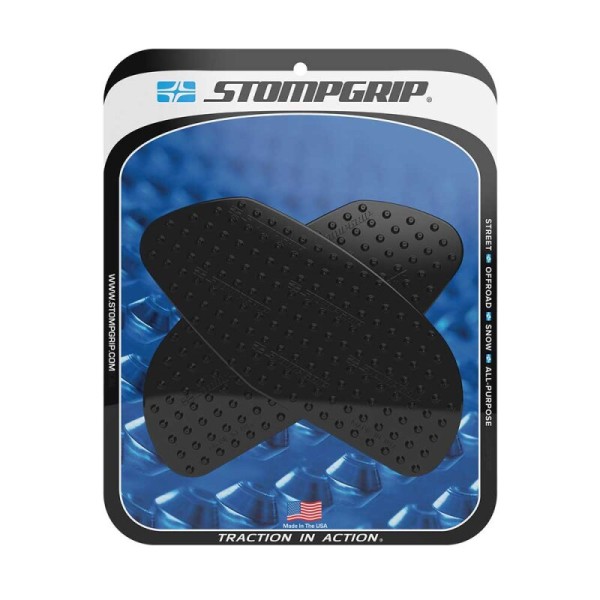 Stompgrip Tank Pad schwarz, Volcano, Streetbike Tank Kit - Tank Seiten, für Ducati Panigale V4, V4S,