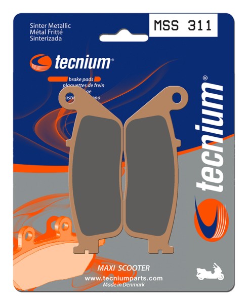 Pastillas de freno de metal sinterizado Tecnium Maxi Scooter - MSS311