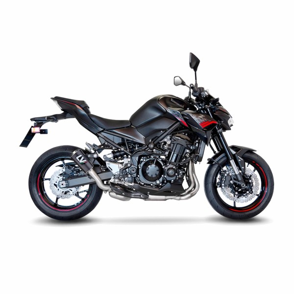 Sistema de escape LeoVince LV 10 para Kawasaki Z 900, carbono, slip on, Euro4+5, E-certificate