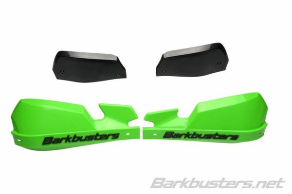 Juego de plástico Barkbusters VPS MX Deflector sólo verde/negro