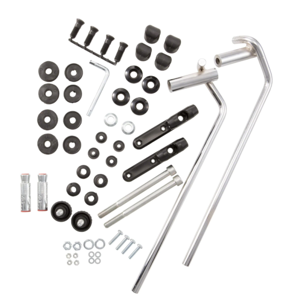 Material de montaje parabrisas FACO "Twin-Screen" para Vespa GTS/GTS Super/GT/GT L 125-300ccm