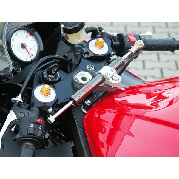 LSL Lenkungsdämpfer Kit mit Teilegutachten für YZF-R6, 2003-2005, titan