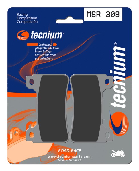 Pastillas de freno de metal sinterizado Tecnium Professional Racing - MSR309