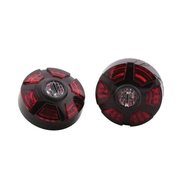 HIGHSIDER smart ATV Luz trasera LED, luz de freno, intermitente 3en1, homologado E (par)