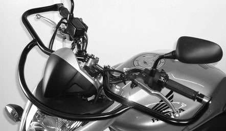 Barra de protección delantera negra para Honda CB 600 F Hornet (07-10) Hepco & Becker