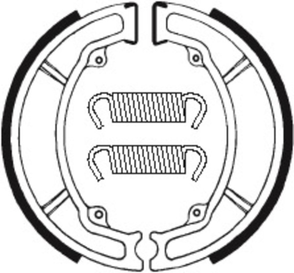 Pastillas de freno orgánicas Tecnium Scooter/Street/Off-Road/ATV - BA034