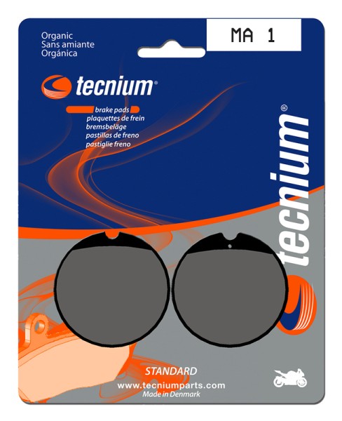 Pastillas de Freno Tecnium Street Orgánicas - MA1