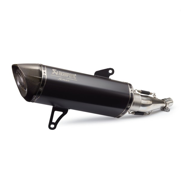 Silenciador Slip-on, negro para Yamaha X-MAX 300 (Bj.17-22) Akrapovic