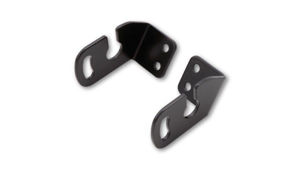 HIGHSIDER adaptador de intermitentes pro negro original, para soporte de matrícula, Aprilia/BMW/Triumph/Yamaha (Pa