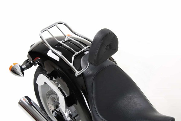 Solorack con respaldo cromado para Honda VT 1300 CX Fury (10-16) Hepco & Becker
