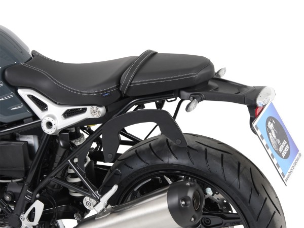 Soporte lateral C-Bow negro para BMW R nineT Pure (17-23) Hepco & Becker