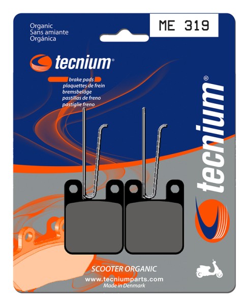 Pastillas de Freno Tecnium Scooter Orgánicas - ME319