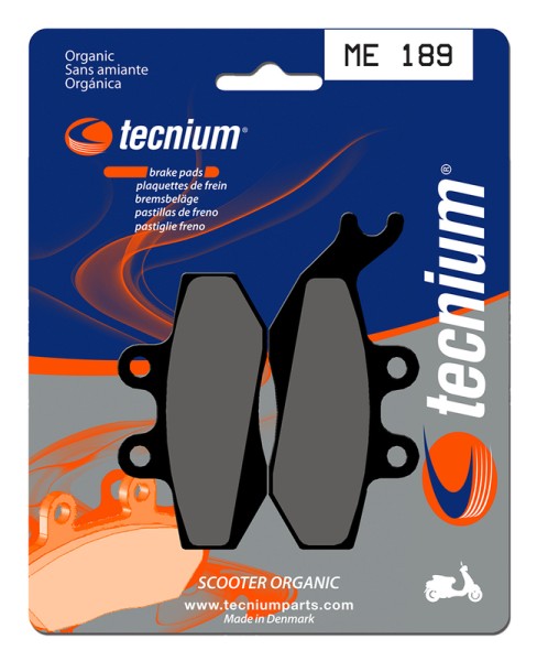 Pastillas de Freno Tecnium Scooter Orgánicas - ME189